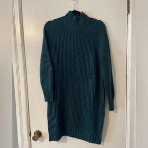 Waffle knit Sweater dress